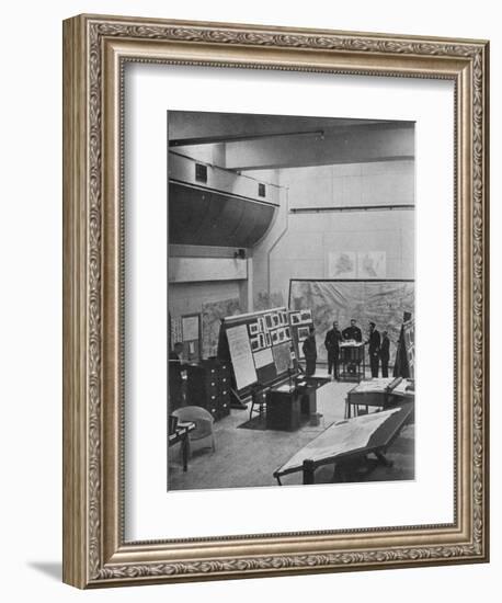 RAF Bomber Command operations room, 1941-Unknown-Framed Photographic Print