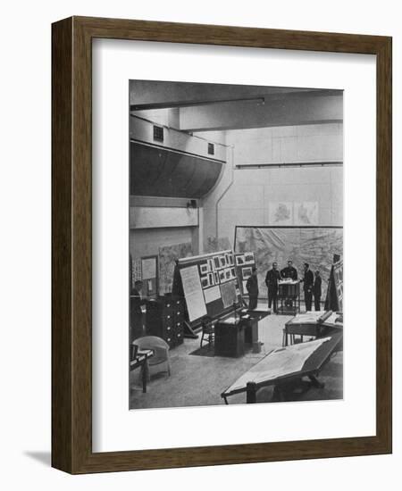 RAF Bomber Command operations room, 1941-Unknown-Framed Photographic Print