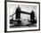 Raf Suderland Flying-Boat Moored Next to Tower Bridge, Thames River, September 1950-null-Framed Photographic Print