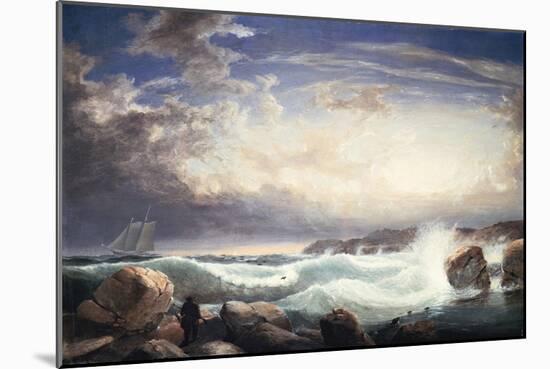 Rafe's Chasm, Gloucester, Massachusetts, 1853-Frederic Edwin Church-Mounted Giclee Print