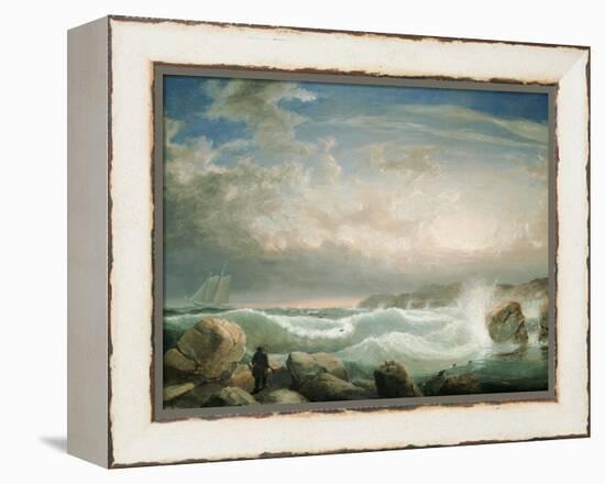 Rafe's Chasm, Gloucester, Massachusetts-Fitz Hugh Lane-Framed Premier Image Canvas