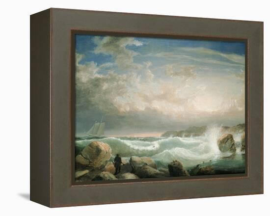 Rafe's Chasm, Gloucester, Massachusetts-Fitz Hugh Lane-Framed Premier Image Canvas