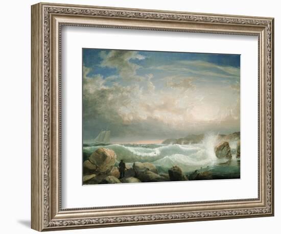 Rafe's Chasm, Gloucester, Massachusetts-Fitz Hugh Lane-Framed Giclee Print