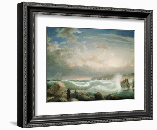 Rafe's Chasm, Gloucester, Massachusetts-Fitz Hugh Lane-Framed Giclee Print