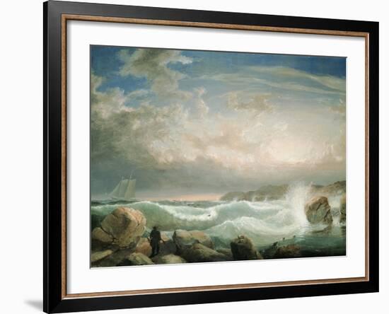 Rafe's Chasm, Gloucester, Massachusetts-Fitz Hugh Lane-Framed Giclee Print