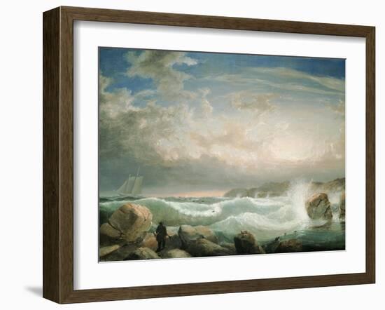 Rafe's Chasm, Gloucester, Massachusetts-Fitz Hugh Lane-Framed Giclee Print