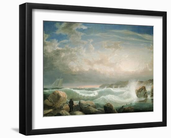 Rafe's Chasm, Gloucester, Massachusetts-Fitz Hugh Lane-Framed Giclee Print