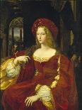 Portrait of the Vicereine of Naples, Isabel De Cardona De Requesens-Raffael School-Framed Premier Image Canvas