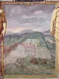 The Villa Di Caprarola, from the Loggia of the Villa Lante, 1568-Raffaellino Da Reggio-Giclee Print