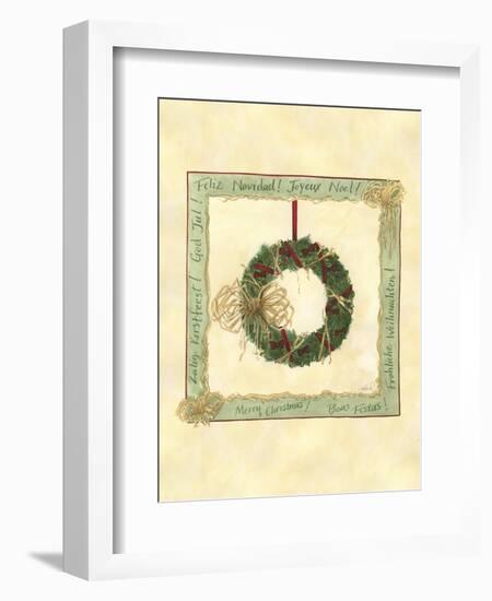 Raffia Wreath II-Tara Friel-Framed Premium Giclee Print