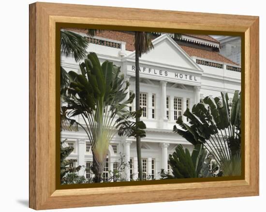Raffles Hotel, Singapore, South East Asia-Amanda Hall-Framed Premier Image Canvas