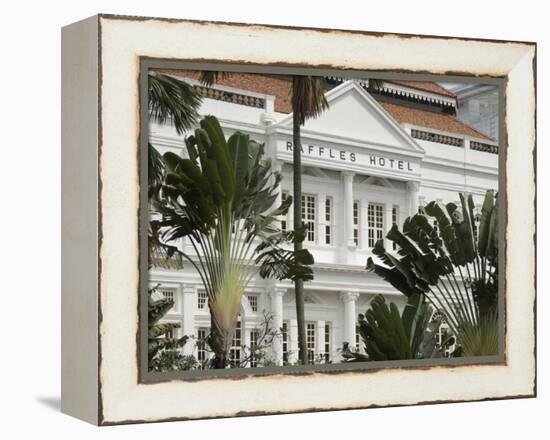 Raffles Hotel, Singapore, South East Asia-Amanda Hall-Framed Premier Image Canvas