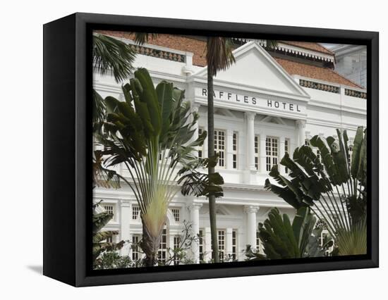 Raffles Hotel, Singapore, South East Asia-Amanda Hall-Framed Premier Image Canvas