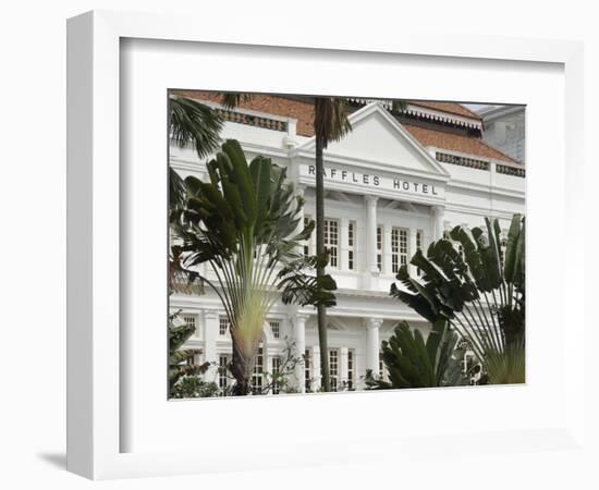 Raffles Hotel, Singapore, South East Asia-Amanda Hall-Framed Photographic Print