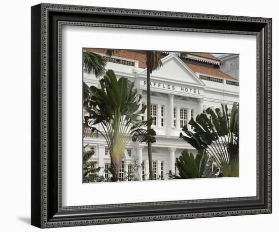 Raffles Hotel, Singapore, South East Asia-Amanda Hall-Framed Photographic Print