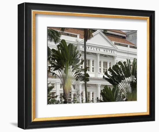 Raffles Hotel, Singapore, South East Asia-Amanda Hall-Framed Photographic Print