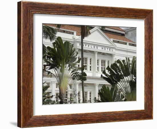 Raffles Hotel, Singapore, South East Asia-Amanda Hall-Framed Photographic Print