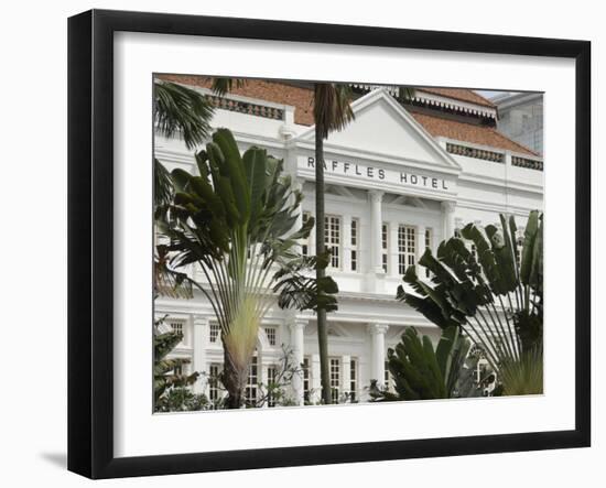 Raffles Hotel, Singapore, South East Asia-Amanda Hall-Framed Photographic Print