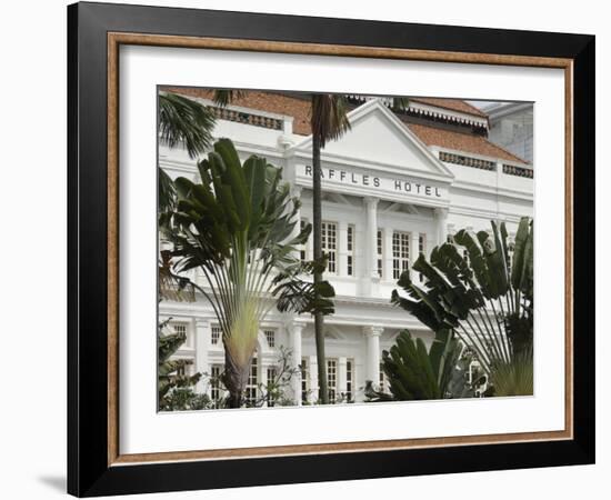 Raffles Hotel, Singapore, South East Asia-Amanda Hall-Framed Photographic Print