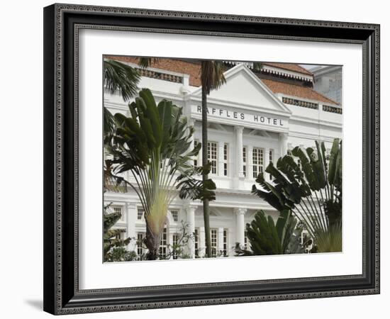 Raffles Hotel, Singapore, South East Asia-Amanda Hall-Framed Photographic Print