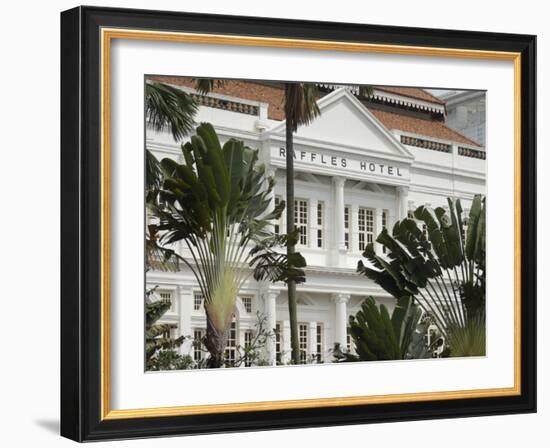 Raffles Hotel, Singapore, South East Asia-Amanda Hall-Framed Photographic Print