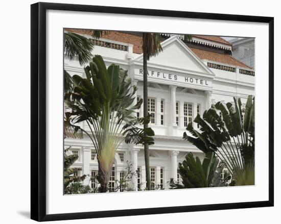 Raffles Hotel, Singapore, South East Asia-Amanda Hall-Framed Photographic Print