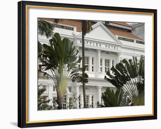 Raffles Hotel, Singapore, South East Asia-Amanda Hall-Framed Photographic Print