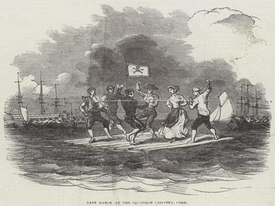 Raft Dance at the Squadron Regatta, Cork' Giclee Print