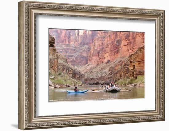 Rafters and Cliffs, Grand Canyon National Park, Arizona, USA-Matt Freedman-Framed Photographic Print