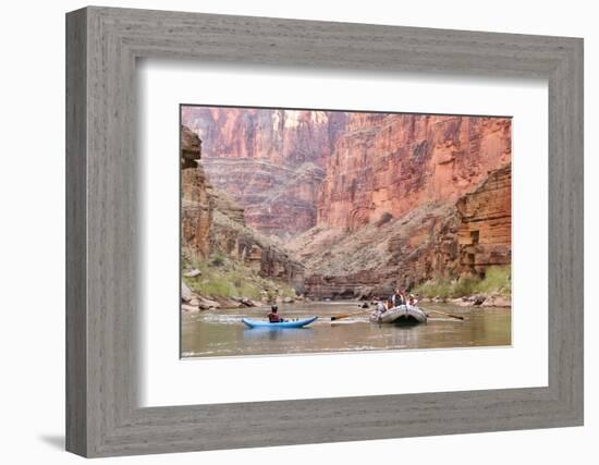 Rafters and Cliffs, Grand Canyon National Park, Arizona, USA-Matt Freedman-Framed Photographic Print