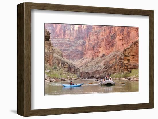 Rafters and Cliffs, Grand Canyon National Park, Arizona, USA-Matt Freedman-Framed Photographic Print