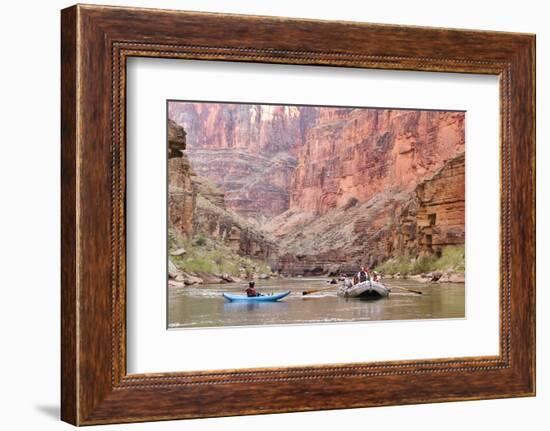 Rafters and Cliffs, Grand Canyon National Park, Arizona, USA-Matt Freedman-Framed Photographic Print