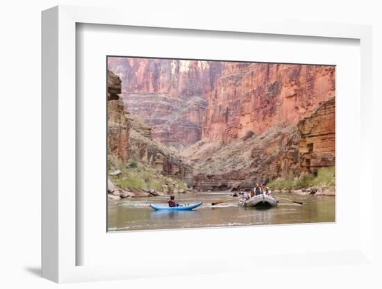 Rafters and Cliffs, Grand Canyon National Park, Arizona, USA-Matt Freedman-Framed Photographic Print