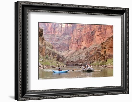 Rafters and Cliffs, Grand Canyon National Park, Arizona, USA-Matt Freedman-Framed Photographic Print