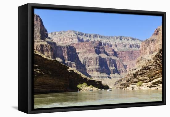 Rafters, Colorado River, Grand Canyon National Park, Arizona, USA-Matt Freedman-Framed Premier Image Canvas