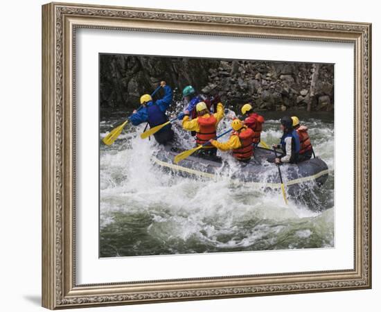 Rafting Action on the Salmon River, Idaho, USA-Dennis Flaherty-Framed Photographic Print