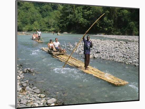 Rafting on Rio Grande, Port Antonio, Jamaica, West Indies, Central America-Sergio Pitamitz-Mounted Photographic Print