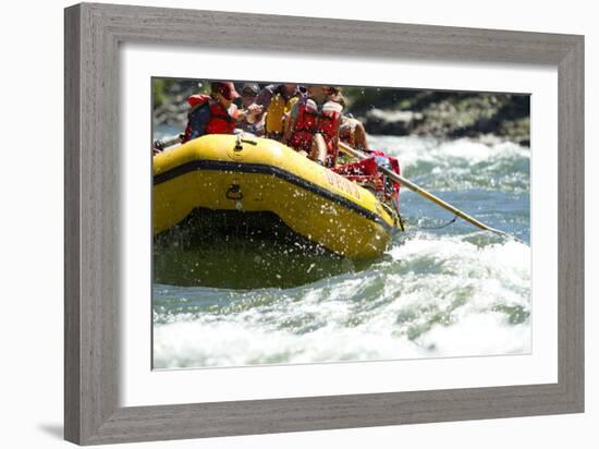 Rafting On The Main Salmon River In Central Idaho-Justin Bailie-Framed Photographic Print
