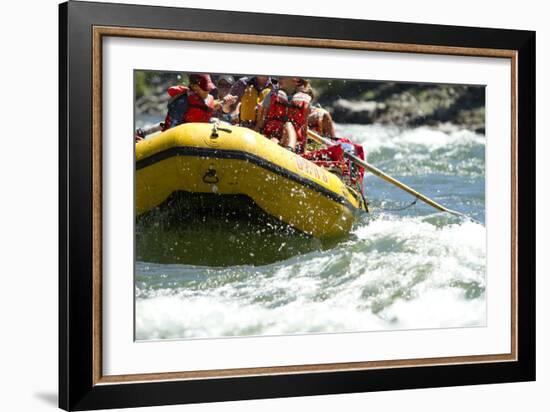 Rafting On The Main Salmon River In Central Idaho-Justin Bailie-Framed Photographic Print