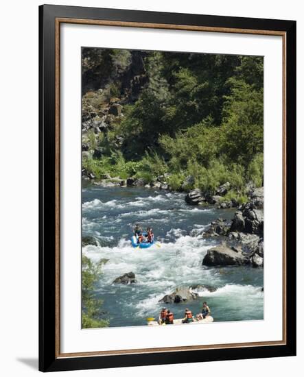 Rafting on the South Fork of the Trinity River-Michael DeFreitas-Framed Photographic Print