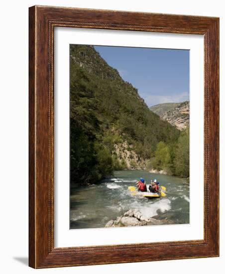 Rafting on Verdon River, Gorges Du Verdon, Provence, France, Europe-Sergio Pitamitz-Framed Photographic Print