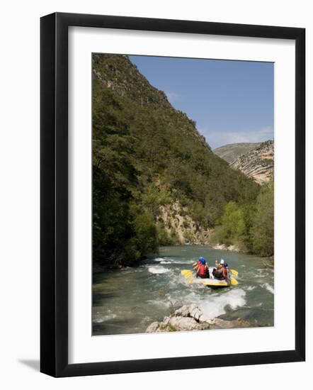 Rafting on Verdon River, Gorges Du Verdon, Provence, France, Europe-Sergio Pitamitz-Framed Photographic Print