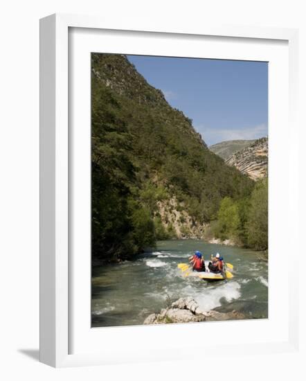 Rafting on Verdon River, Gorges Du Verdon, Provence, France, Europe-Sergio Pitamitz-Framed Photographic Print