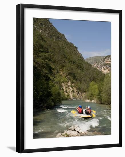 Rafting on Verdon River, Gorges Du Verdon, Provence, France, Europe-Sergio Pitamitz-Framed Photographic Print