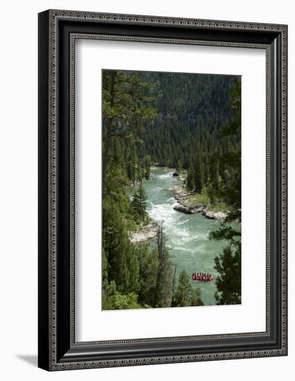 Rafting Through "Lunch Counter Rapid" (Class 3) on the Snake River Near Jackson, Wyoming-Justin Bailie-Framed Photographic Print