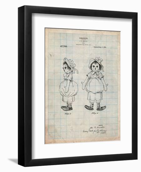 Rag Doll-Cole Borders-Framed Art Print