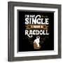 Ragdoll Cat Pet-Wonderful Dream-Framed Art Print
