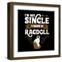 Ragdoll Cat Pet-Wonderful Dream-Framed Art Print