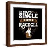 Ragdoll Cat Pet-Wonderful Dream-Framed Art Print