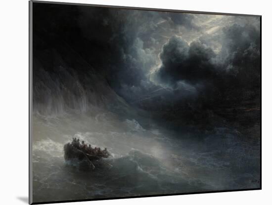 Rage of Elements-Ivan Konstantinovich Aivazovsky-Mounted Giclee Print